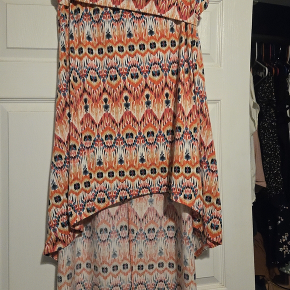 Vanity Multicolor Patterned Maxi Skirt - Picture 1 of 2